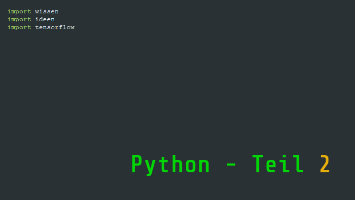 Screenshot einer Entwicklungsumgebung für Python (Jan Uhlenbrok)