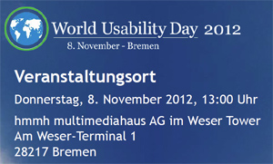 Logo des World Usability Day